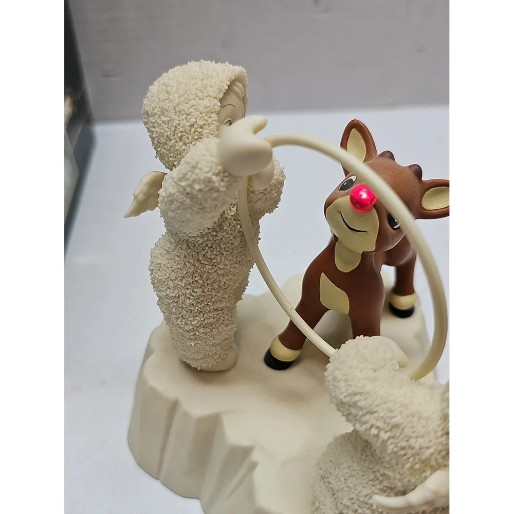 2000 Dept 56 Snowbabies Rudolph Gets Ready Figurine #56.69906